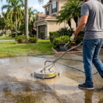 Pressure Wash Driveway
